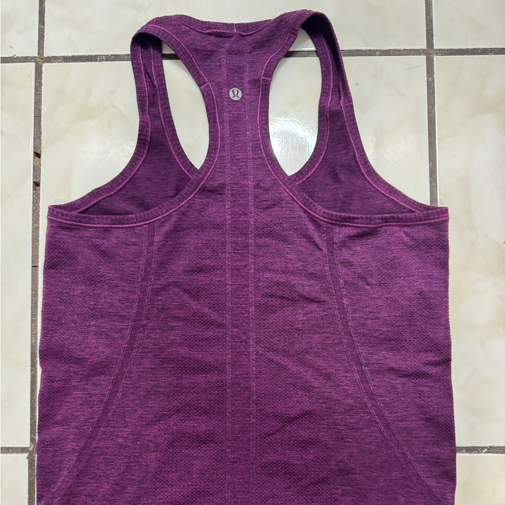 Lululemon purple racer back tank
